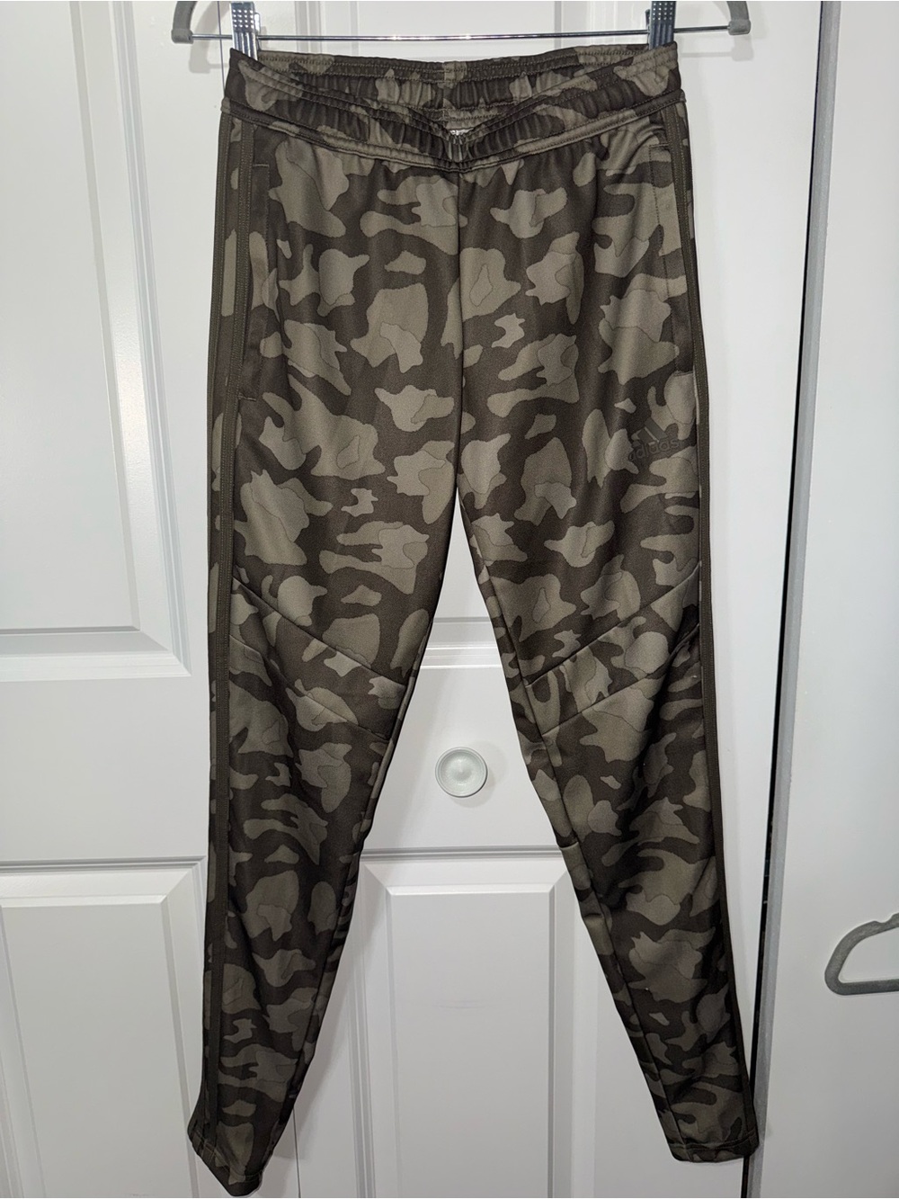 adidas Olive & Dark Green Camo Track Joggers
